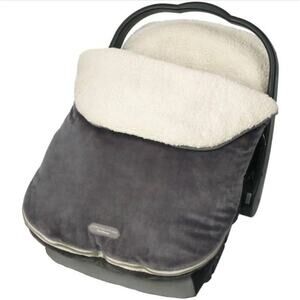 JJ Cole Infant Bundle Me Graphite Fleece Lined Warm Bunting Baby Carrier Bag